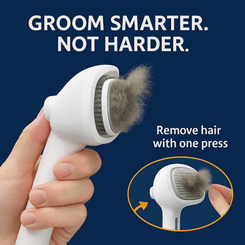 PureFur™ Cool-Mist Grooming Brush