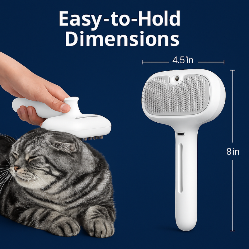 PureFur™ Cool-Mist Grooming Brush