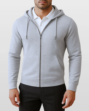 Full-Zip Fleece Hoodie