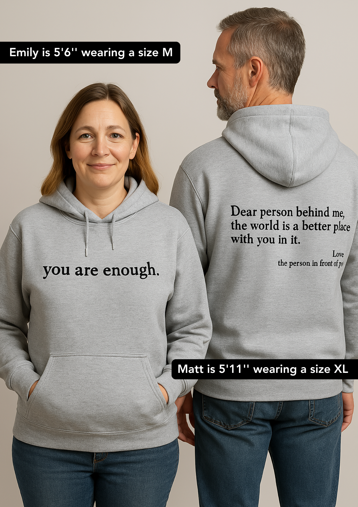 The Original You Are Enough.™ Hoodie